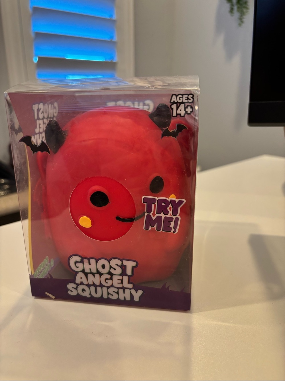 Ghost Angel Squishy Red Kids Toy - Halloween